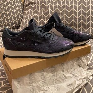 Reebok Classics - Blue Suede Metallic - Women 7